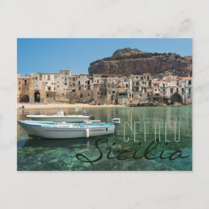 Postal Ciudad de Cefalu en Sicilia