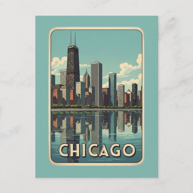 Postal ciudad de chicago (Anverso)