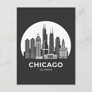 Postal Ciudad de Chicago Illinois