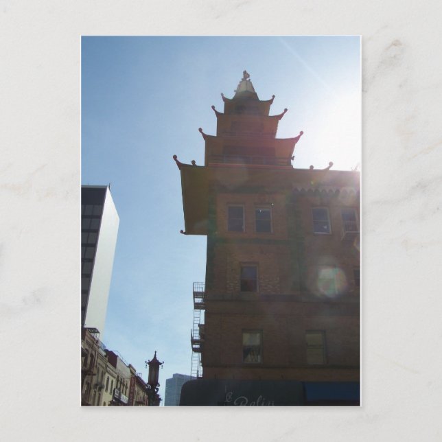 Postal Ciudad de China SF CA (Anverso)