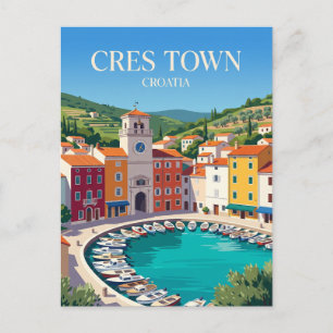 Postal Ciudad de Cres Croacia