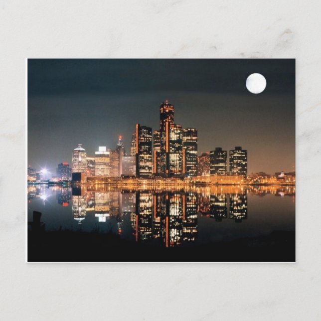 Postal Ciudad de Detroit (Anverso)