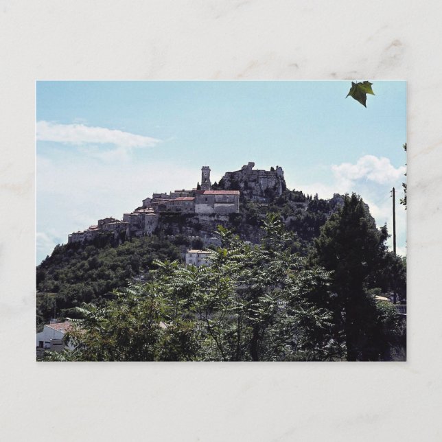 Postal Ciudad de Eze, Riviera Francesa (Anverso)