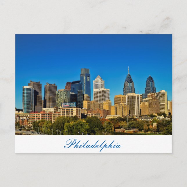 Postal Ciudad de Filadelfia (Anverso)