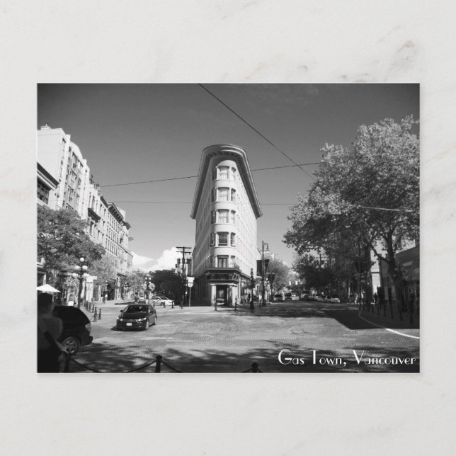 Postal Ciudad de gas de Vancouver (Anverso)