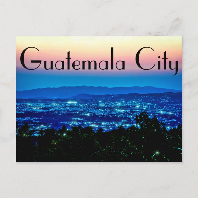 Postal Ciudad de Guatemala, Guatemala, Centroamérica al a (Anverso)