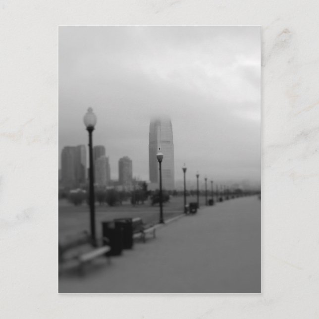 Postal Ciudad De Jersey Del Parque Estatal Liberty (Anverso)