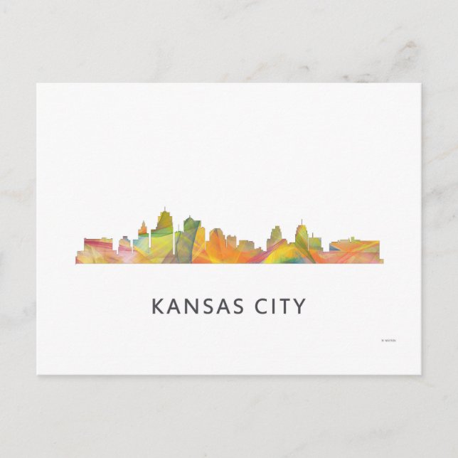 POSTAL CIUDAD DE KANSAS, MISSOURI SKYLINE WB1 - (Anverso)