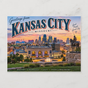 Postal Ciudad de Kansas Misuri