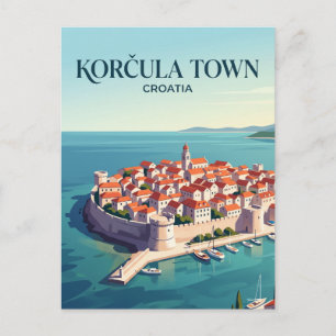 Postal Ciudad de Korčula Croacia