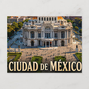 Postal Ciudad de la Paz Colinas de selva tropical y visió
