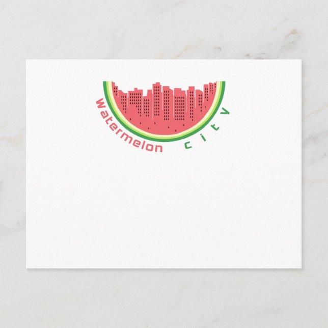 Postal Ciudad de la sandía (Anverso)