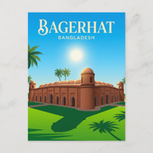Postal Ciudad de las Mezquitas de Bagerhat Bangladesh