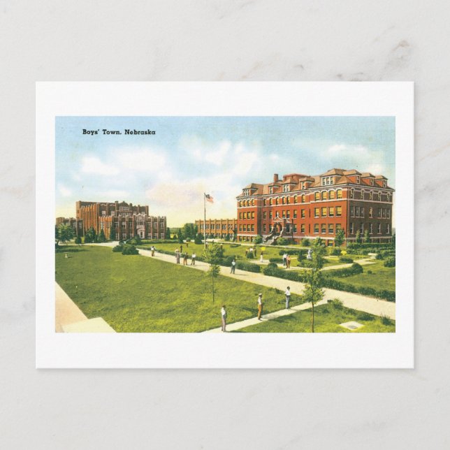 Postal Ciudad de los Niños, Nebraska (Anverso)