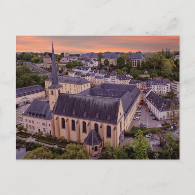 Postal Ciudad de Luxemburgo (Anverso)