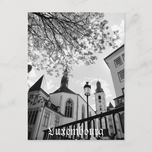 Postal Ciudad de Luxemburgo (Anverso)