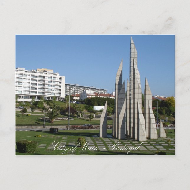 Postal Ciudad de Maia - Portugal (Anverso)