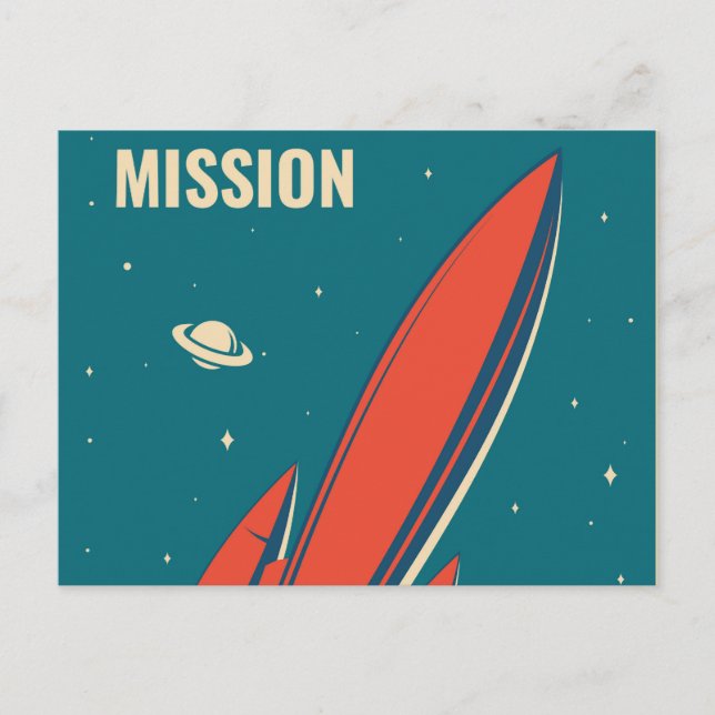 Postal Ciudad de Marte (Anverso)