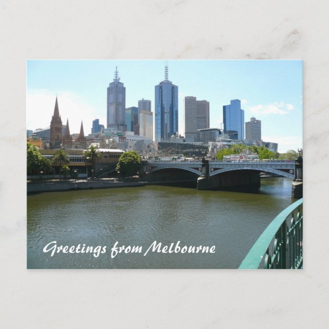 Postal ciudad de melb (Anverso)