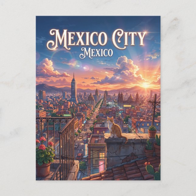 Postal Ciudad de México (Anverso)