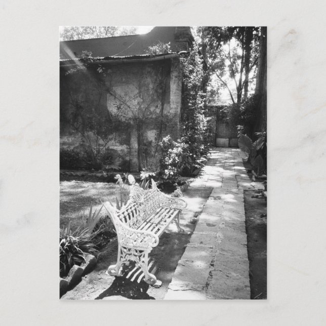 Postal CIUDAD DE MÉXICO, D.F., México, COYOACAN: Banco en (Anverso)