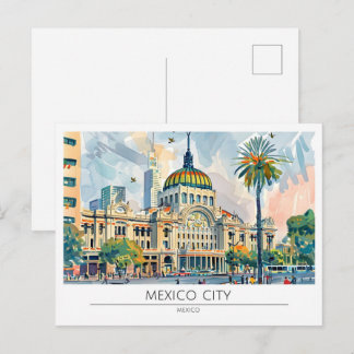 Postal Ciudad de México México Arte Antiguo Viajes