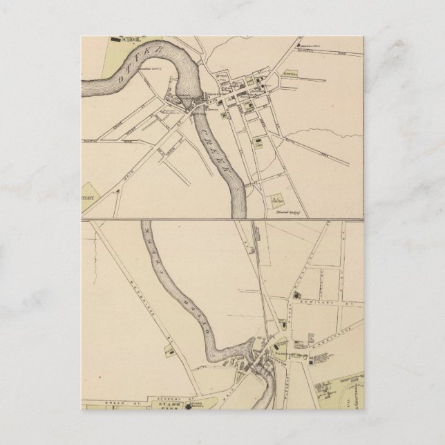 Postal Ciudad de Middlebury (Anverso)