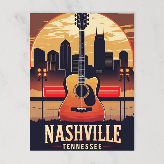Postal Ciudad de Música de Nashville (Subido por el creador)
