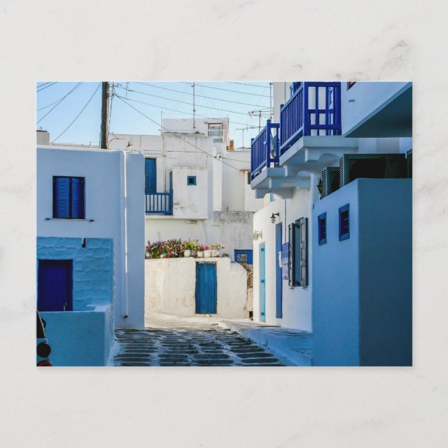 Postal Ciudad de Mykonos (Anverso)