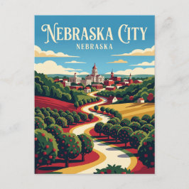 Postal Ciudad de Nebraska EE. UU.