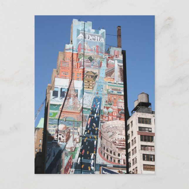 Postal Ciudad de Nueva York (Anverso)