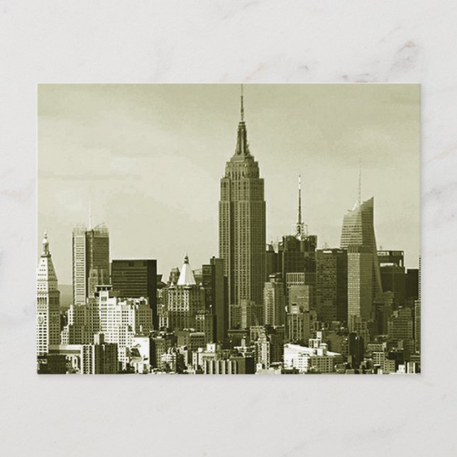 Postal Ciudad de Nueva York (Anverso)