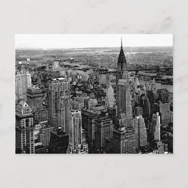 Postal Ciudad de Nueva York (Anverso)