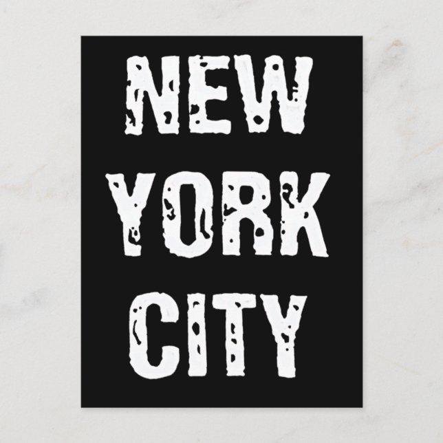 Postal Ciudad de Nueva York (Anverso)