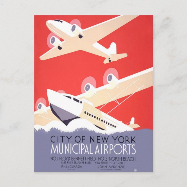 Postal Ciudad de Nueva York (Anverso)