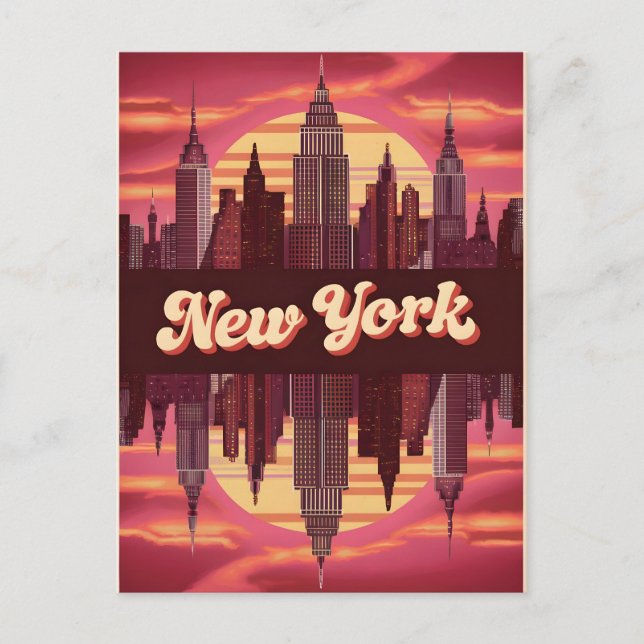 Postal ciudad de nueva york (Anverso)