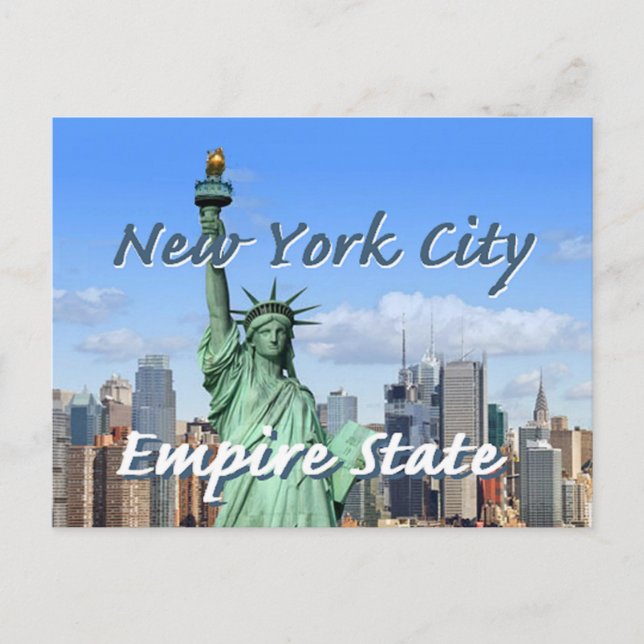 Postal Ciudad de Nueva York (Anverso)