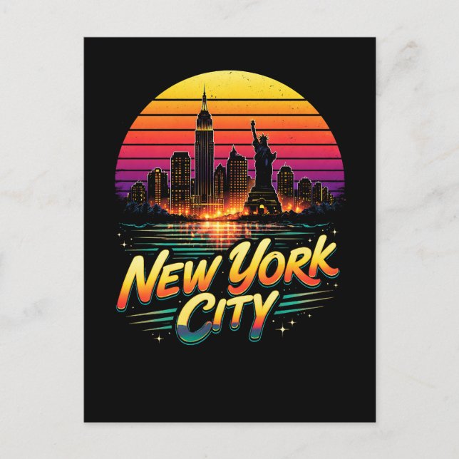 Postal Ciudad de Nueva York (Anverso)