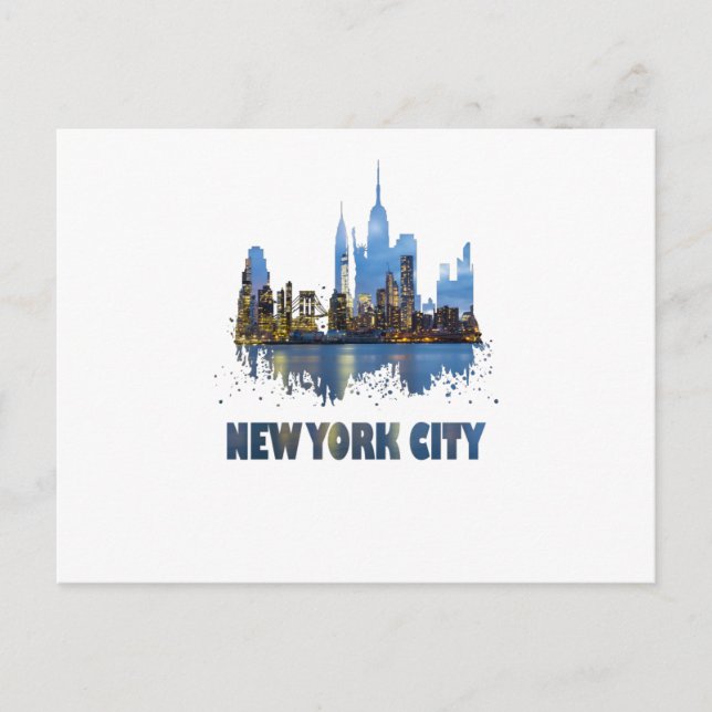 Postal Ciudad de Nueva York (Anverso)