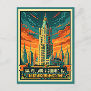 Postal Ciudad de Nueva York, Edificio Woolworth años 20 R