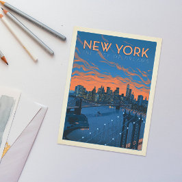 Postal Ciudad de Nueva York | La ciudad de los sueños