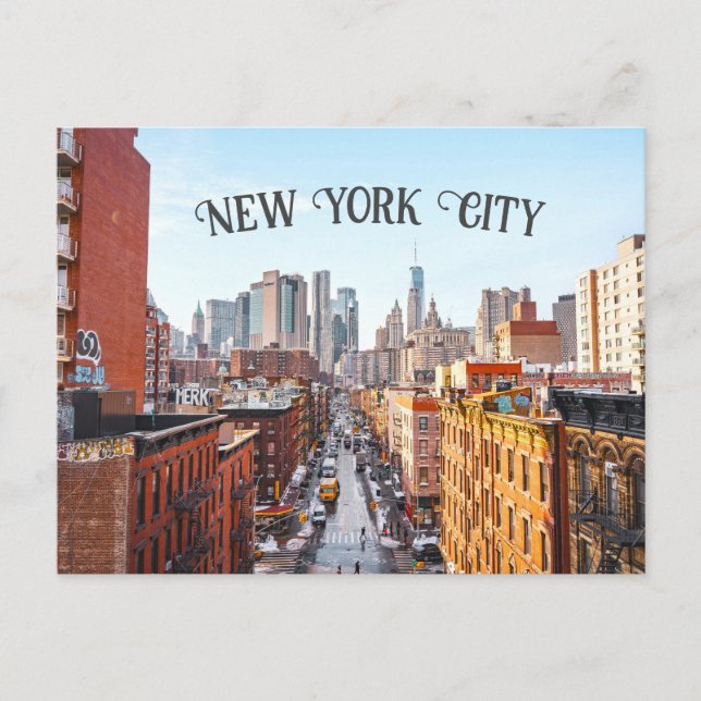 Postal Ciudad de Nueva York | Línea aérea de Chinatown (Anverso)