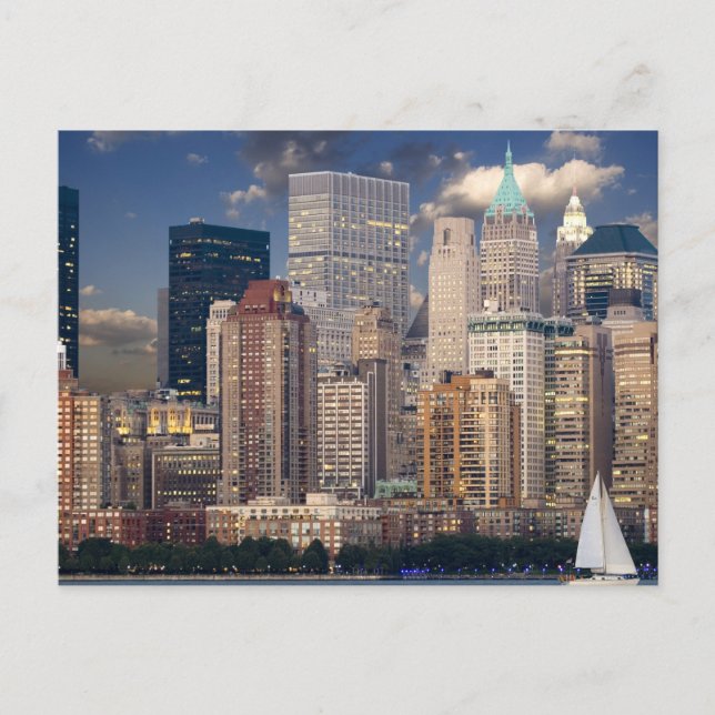 Postal Ciudad de Nueva York Manhattan (Anverso)