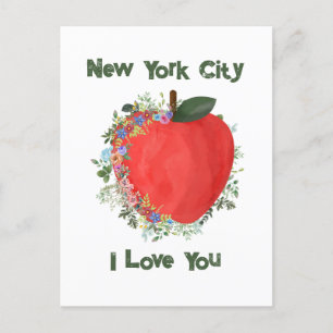 Postal Ciudad de Nueva York te amo Gran Apple