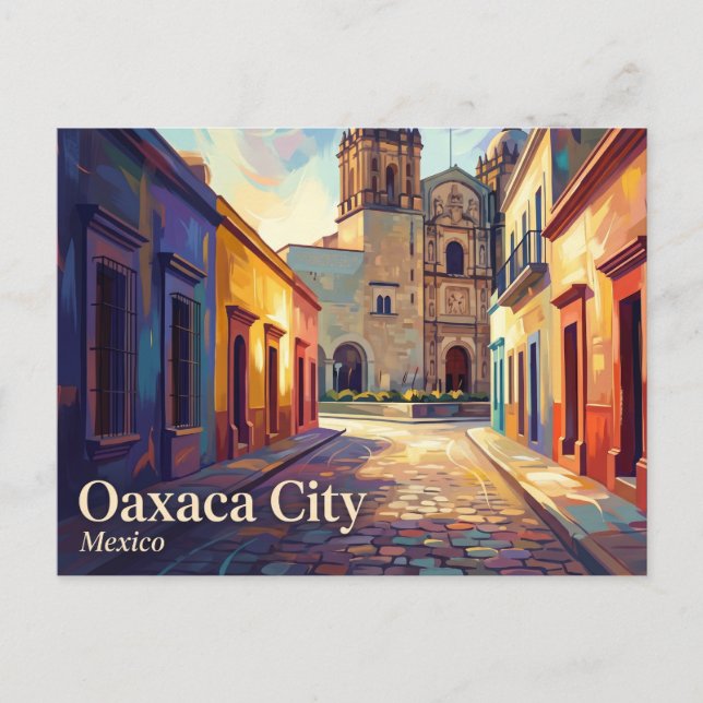 Postal Ciudad de Oaxaca México (Anverso)