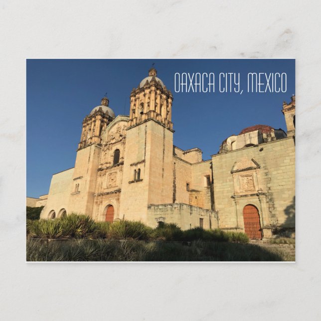 Postal Ciudad de Oaxaca México, Templo de Santo Domingo (Anverso)