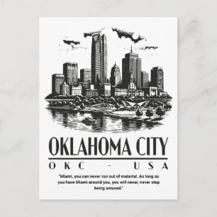 Postal Ciudad de Oklahoma OKC EE. UU.