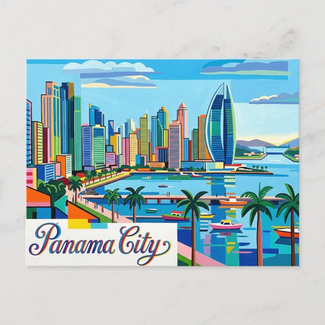 Postal Ciudad de Panamá (Anverso)