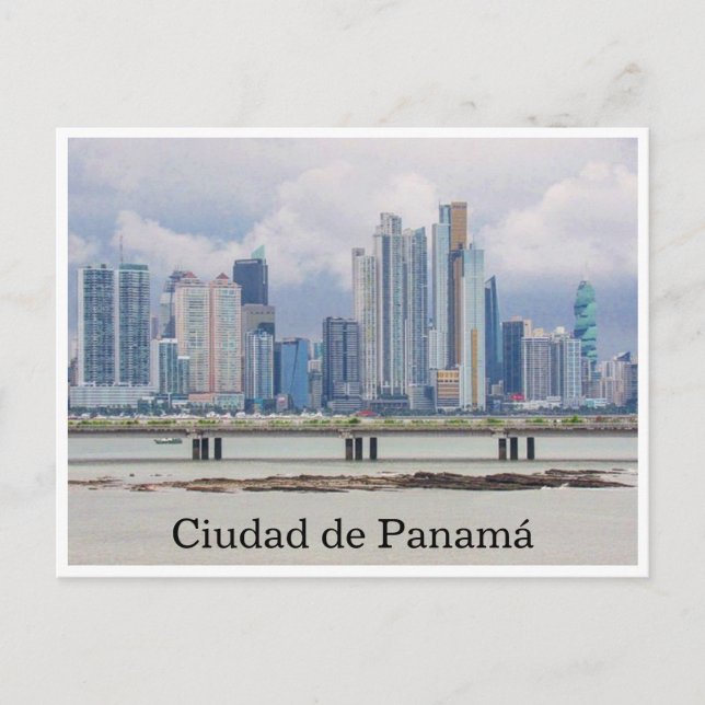 Postal ciudad de panama (Anverso)