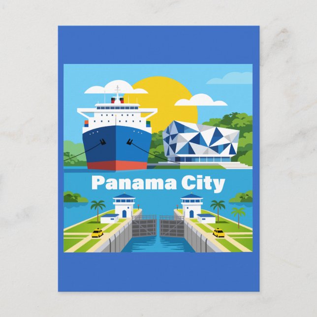 Postal Ciudad de Panamá Panamá (Anverso)